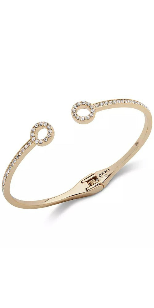 DKNY Pavé Circle Cuff Bracelet