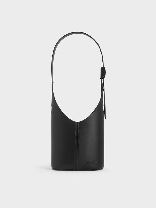 CHARLES & KEITH Altea Bucket Bag - Black