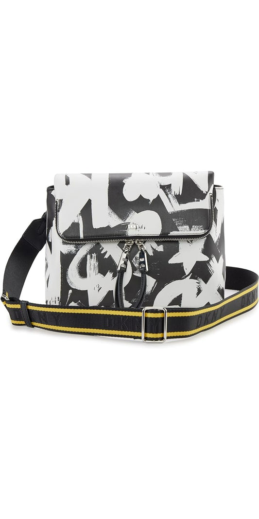 DKNY Pandora Crossbody, WHT/Black