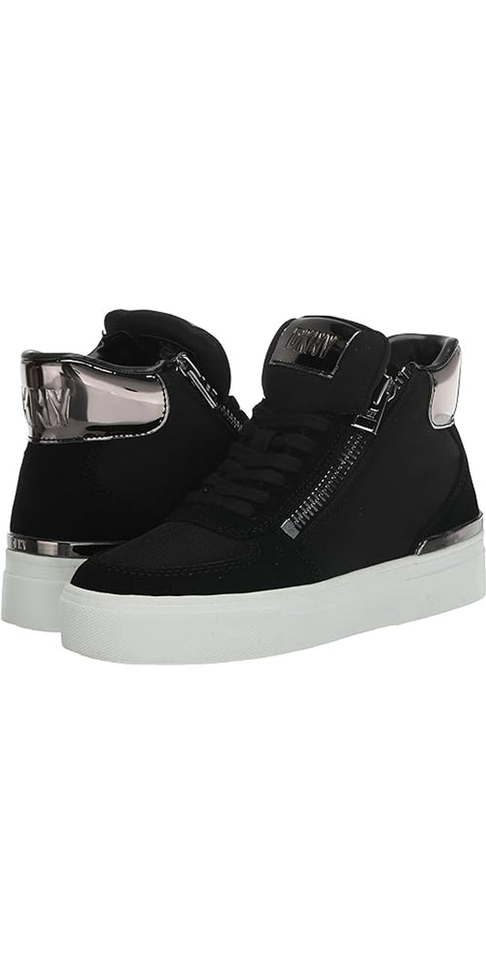 DKNY Women's Cindell-Hightop Sneaker