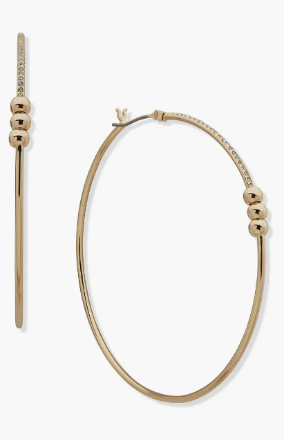 DKNY Ball Hoop Earrings