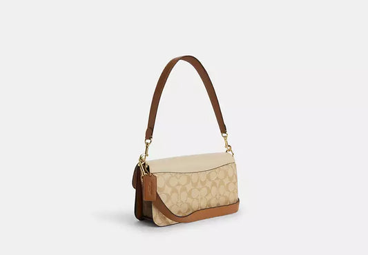 COACH Morgan Shoulder Bag In Blocked Signature Canvas